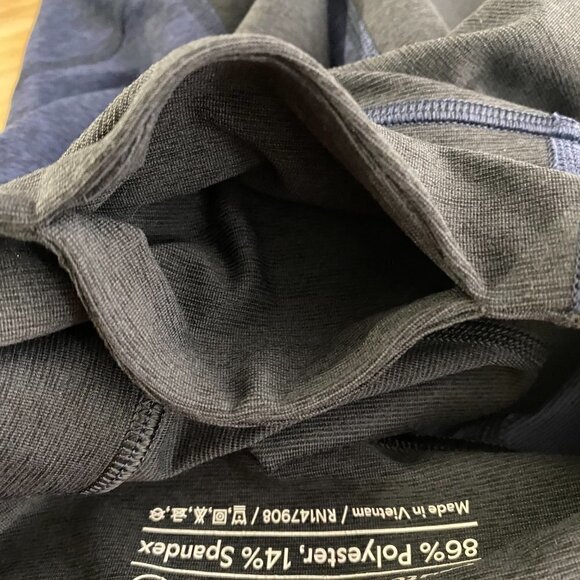 Outdoor Voices Crop Leggings‎ Two Tone Blue Gray Athletic Women's Small - Picture 6 of 6